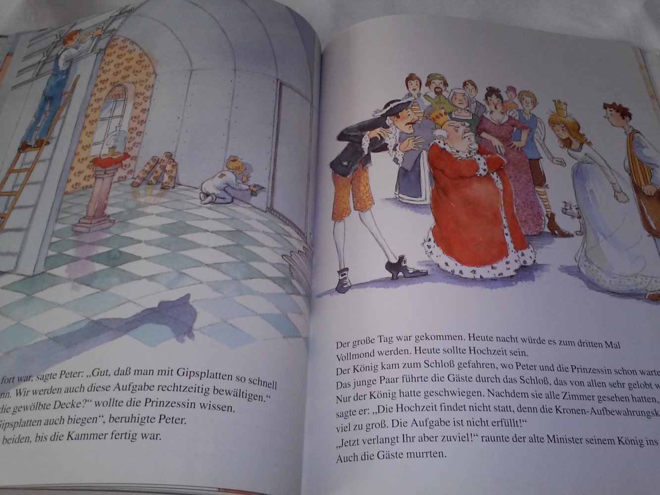 Isa Uhlenberg/Sabine Wiemers: Ein Schloß für eine Prinzessin - Kinderbuch alt