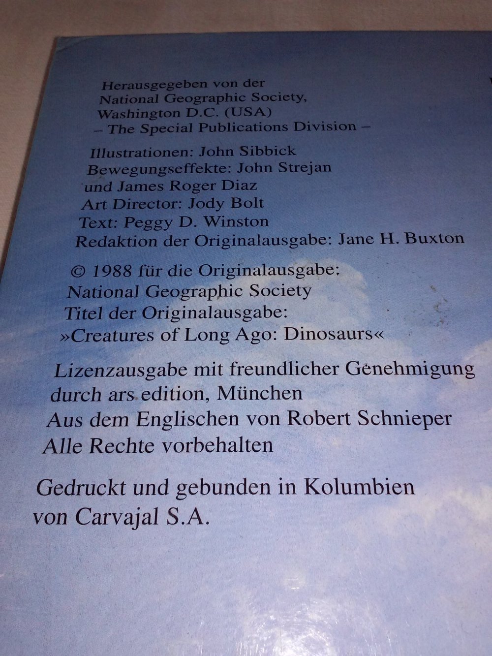 Die Dinosaurier. Geschöpfe der Urzeit. Ein Buch mit beweglichen Bildern