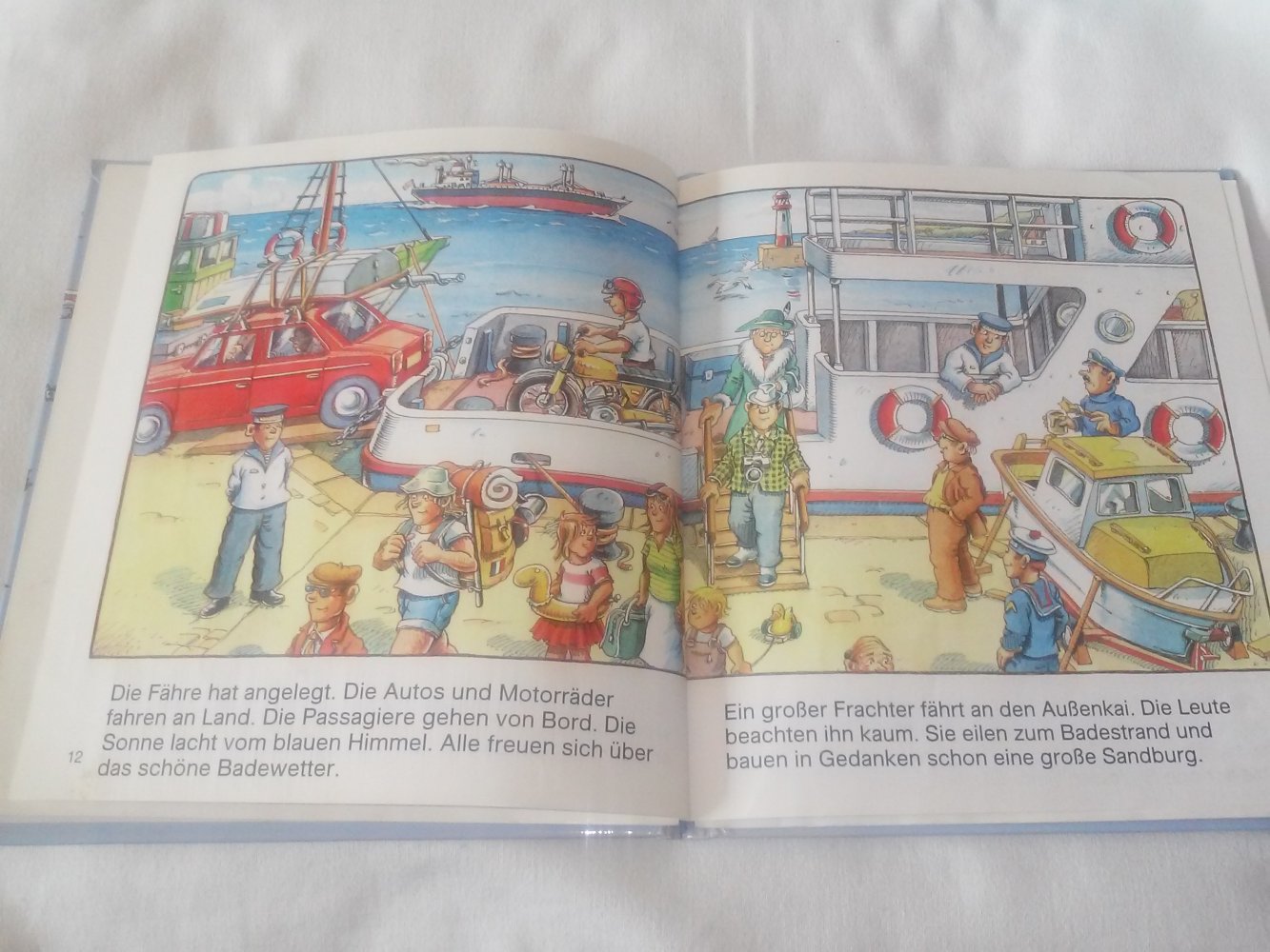  Philippe Dupasquier: Im Hafen - Kinderbuch alt