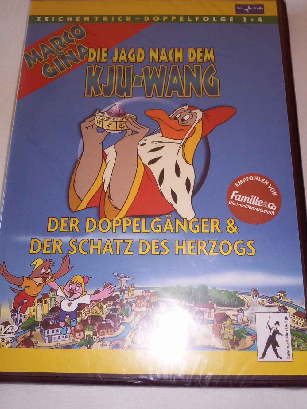 NEU! OVP! Die Jagd nach dem Kju-Wang, Folge 3 und 4 Trickfilm