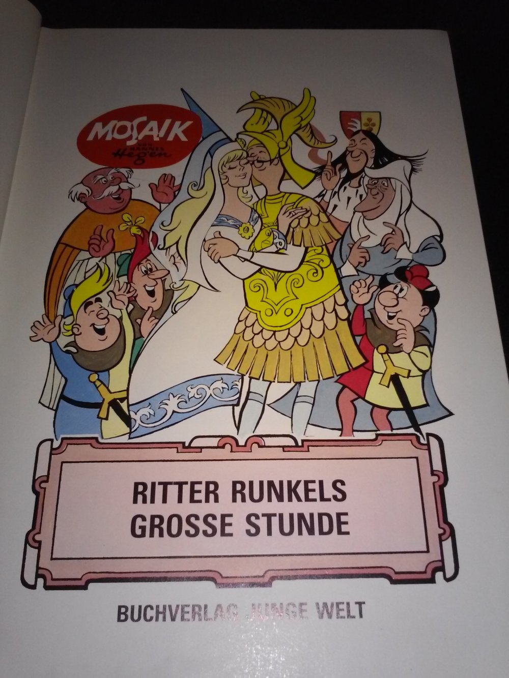 Hannes Hegen: Mosaik - Ritter Runkels große Stunde -1.Alg. -Kinderbuch alt