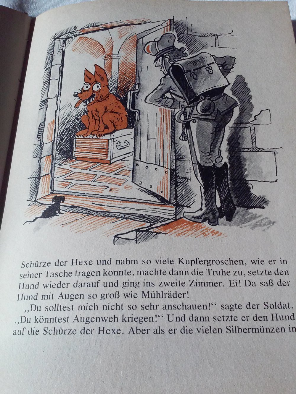  H.-Ch.Andersen : Das Feuerzeug/Der Kleine und der Große Klaus altes Kinderbuch