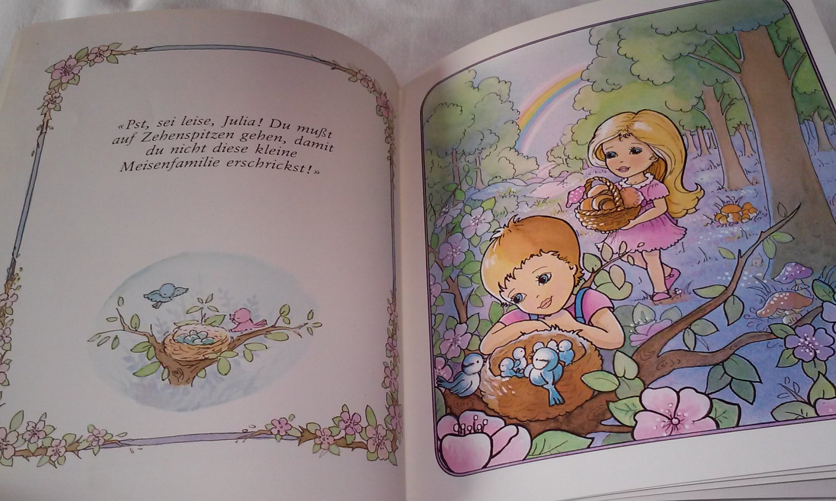 Markus und Julia im Wald Kinderbuch antik-Rarität
