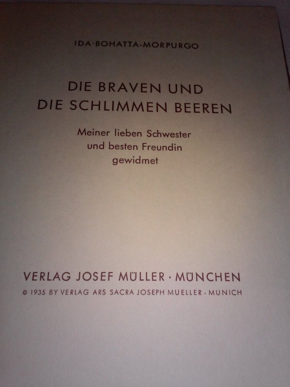 Ida Bohatta -Die braven und die schlimmen Beeren