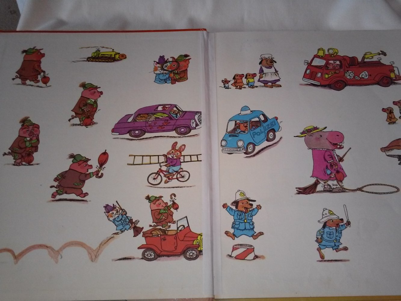  Richard Scarry: Mein allerschönster Kirschkuchenkrimi - Kinderbuch alt