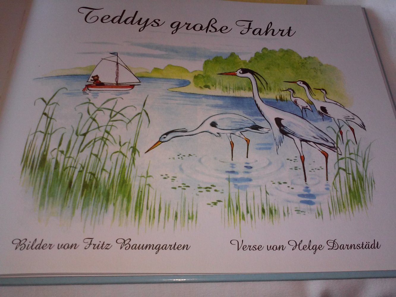 Nostalgie Bilderbücher:F Baumgarten,Katzenfeuerwehr,Teddy´s Fahrt