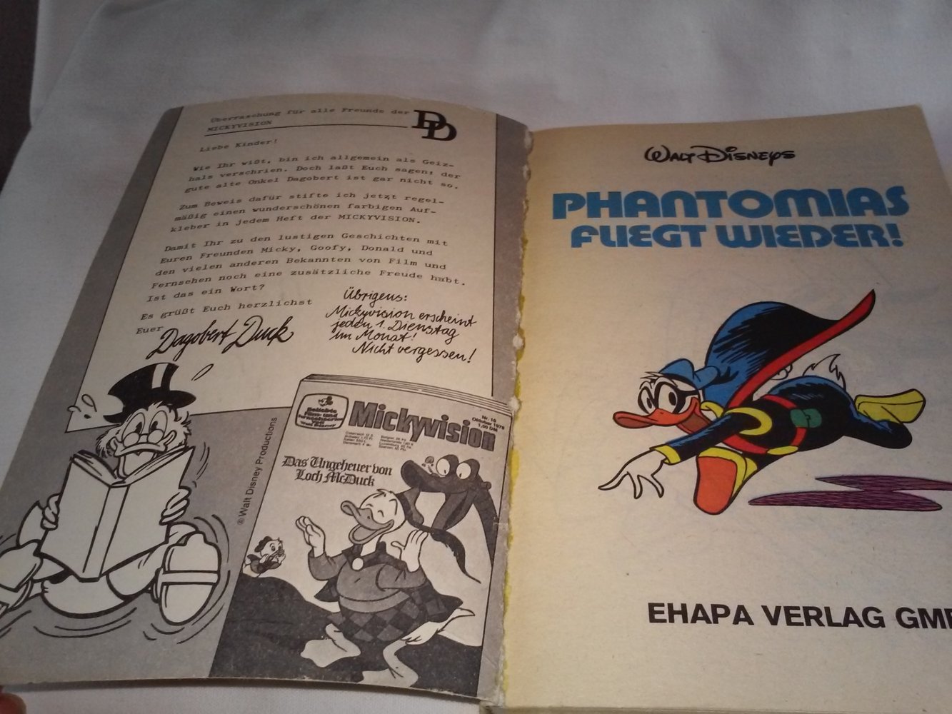 Disneys Lustiges Taschenbuch LTB Nr. 44 - Phantomias fliegt wieder! 