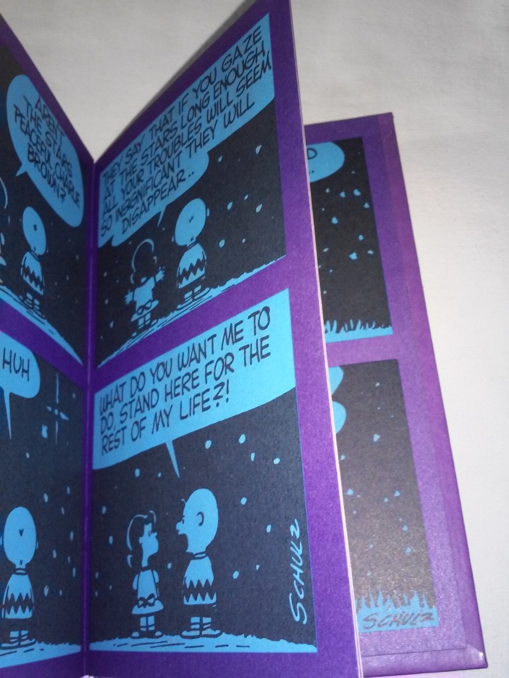 Peanuts Comic Book - It's Fun to Lie Here and Listen to the Sounds of the Night Charles M Schulz, First Edition