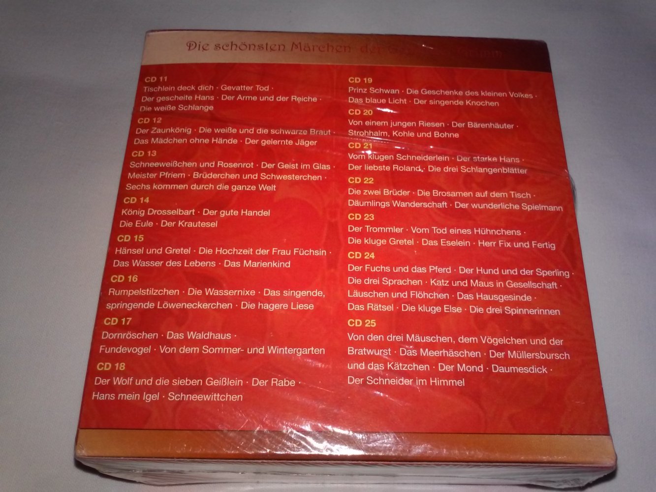 Neu!OVP!Die schönsten Märchen der Gebrüder Grimm, 25 CD - Geschenktipp