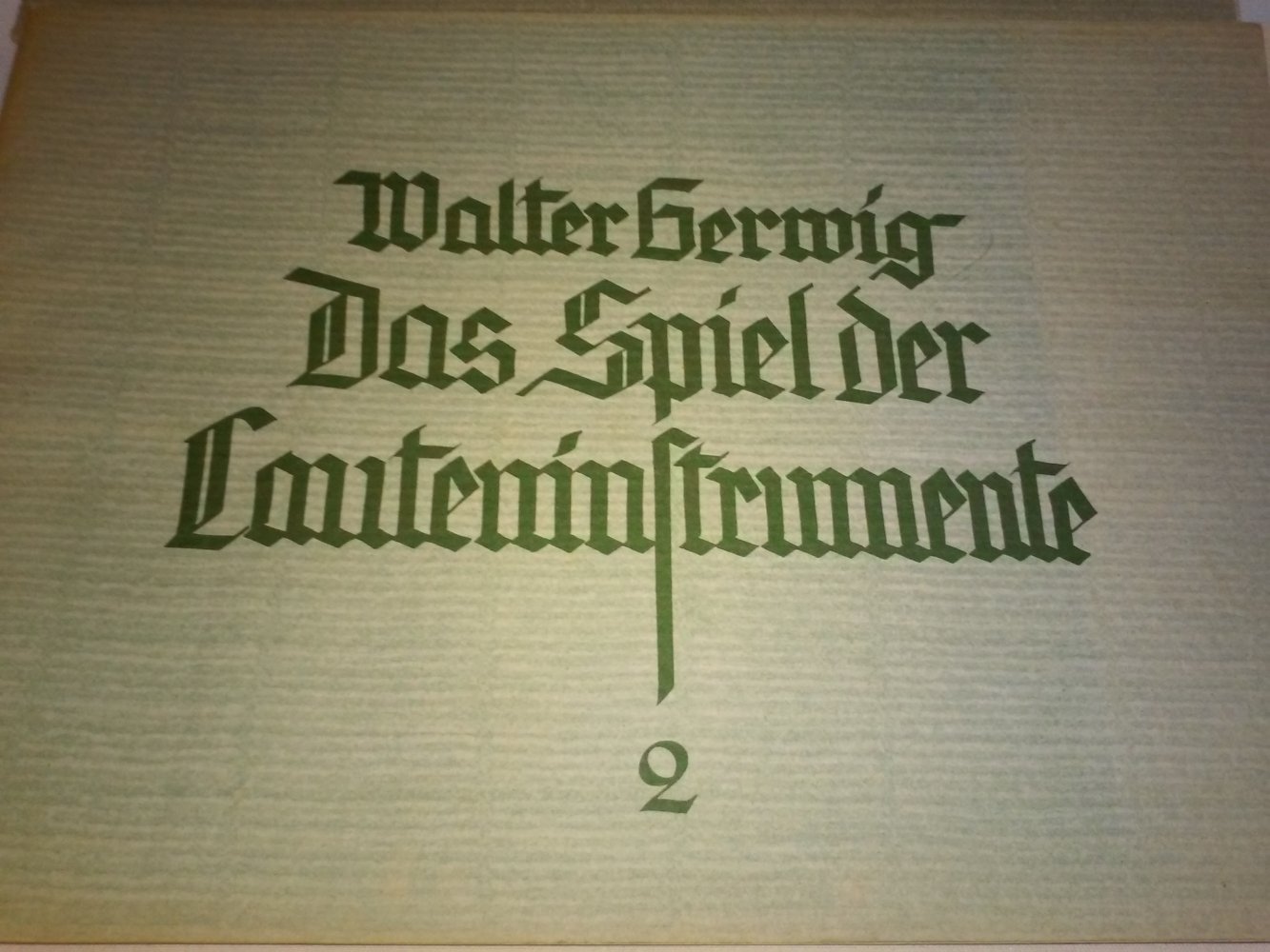 Walter Herwig: Der Lautenchor 2 / Das Spiel der Lauteninstrumente 2 -Noten Gitarre-