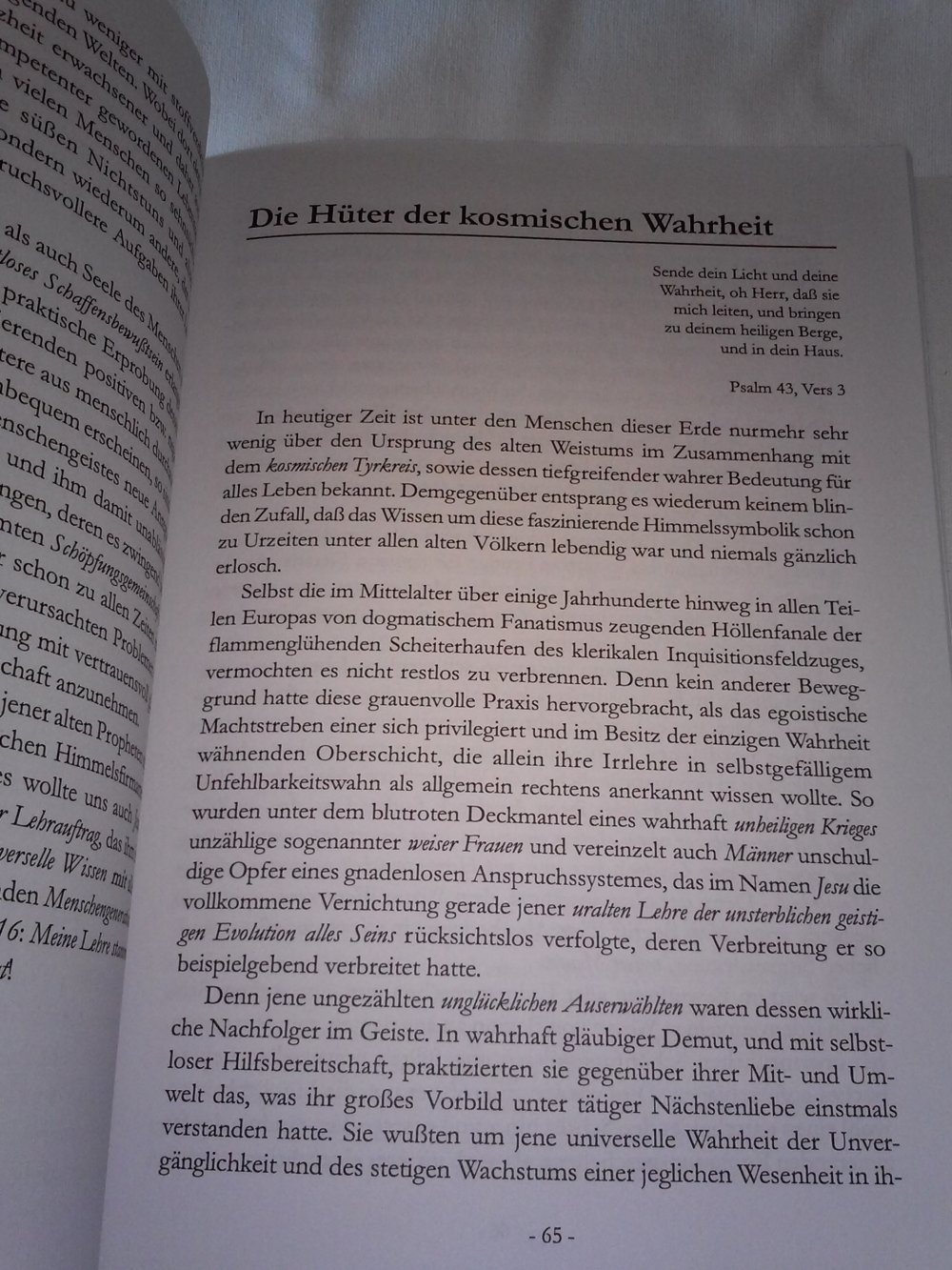 Water Man - Der Geist des Nazareners (1.Alg.)