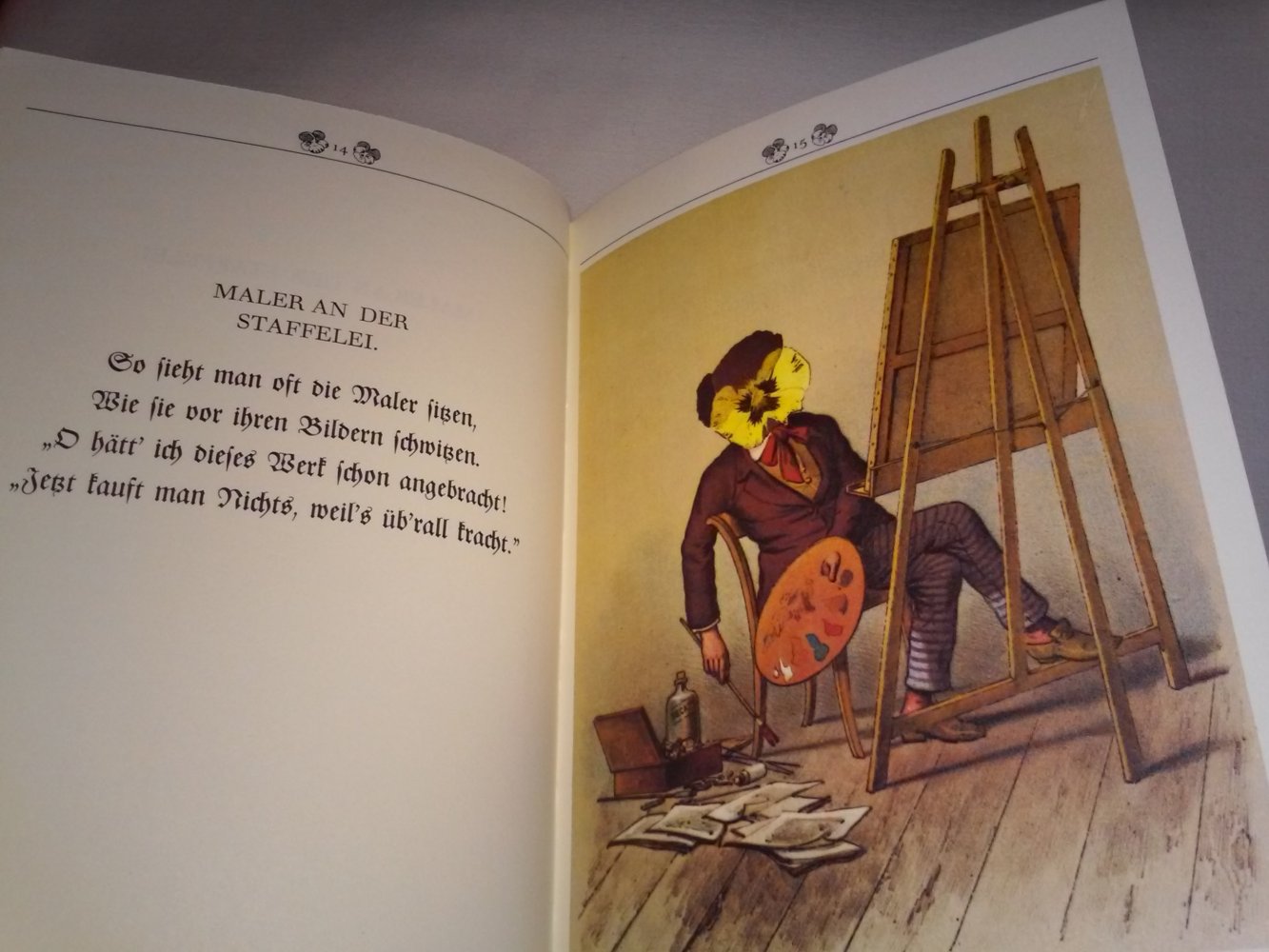  Franz Graf Pocci: Viola Tricolor in Bildern und Versen 1. Aufl.