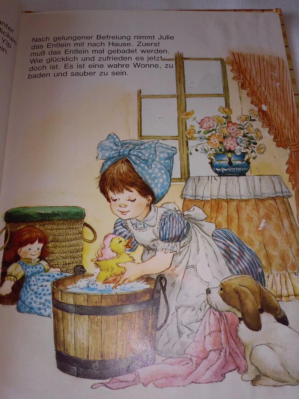 Das kleine Entlein altes Kinderbuch