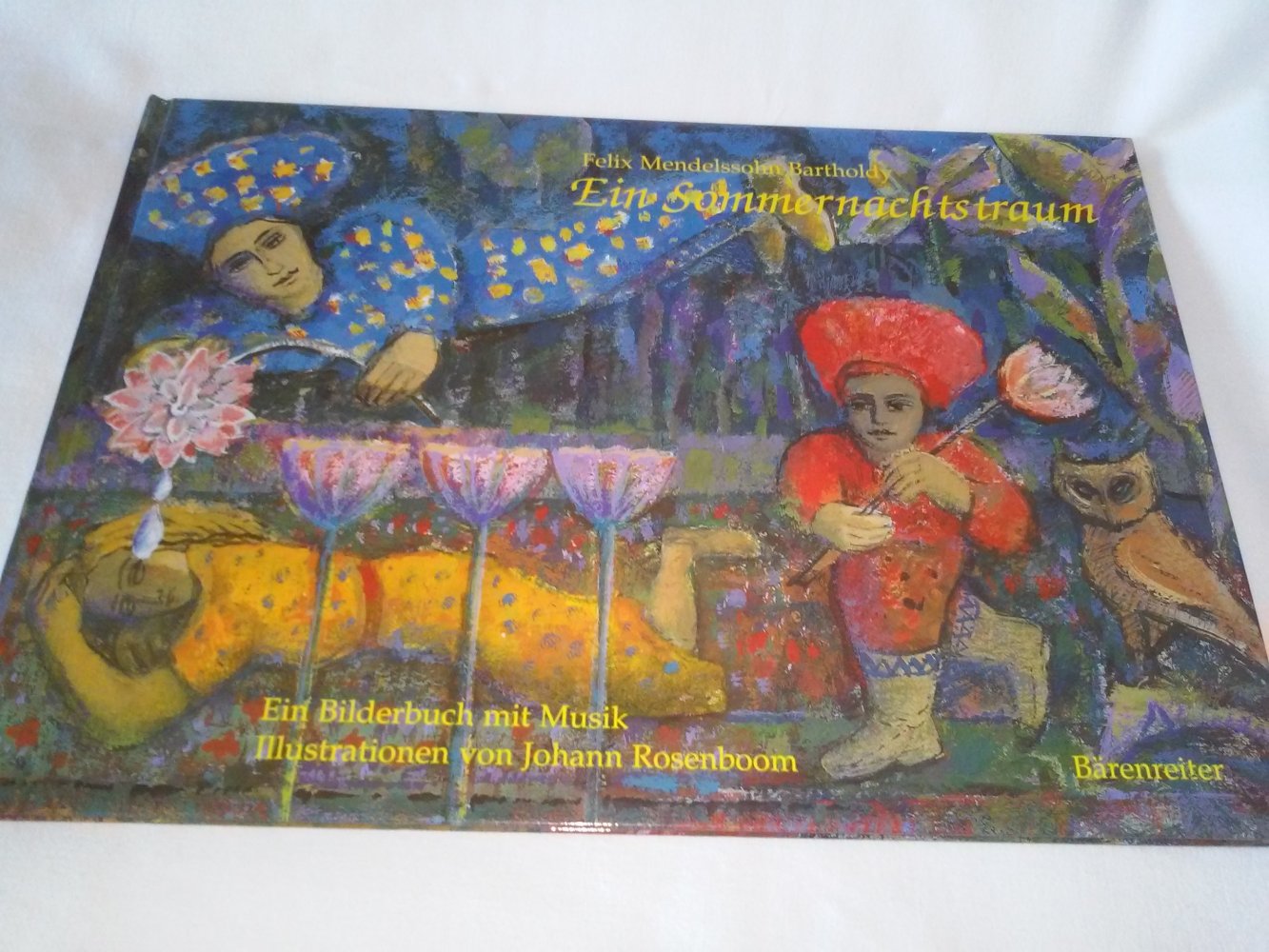 Ein Sommernachtstraum. Das Schauspiel als Bilderbuch mit Noten