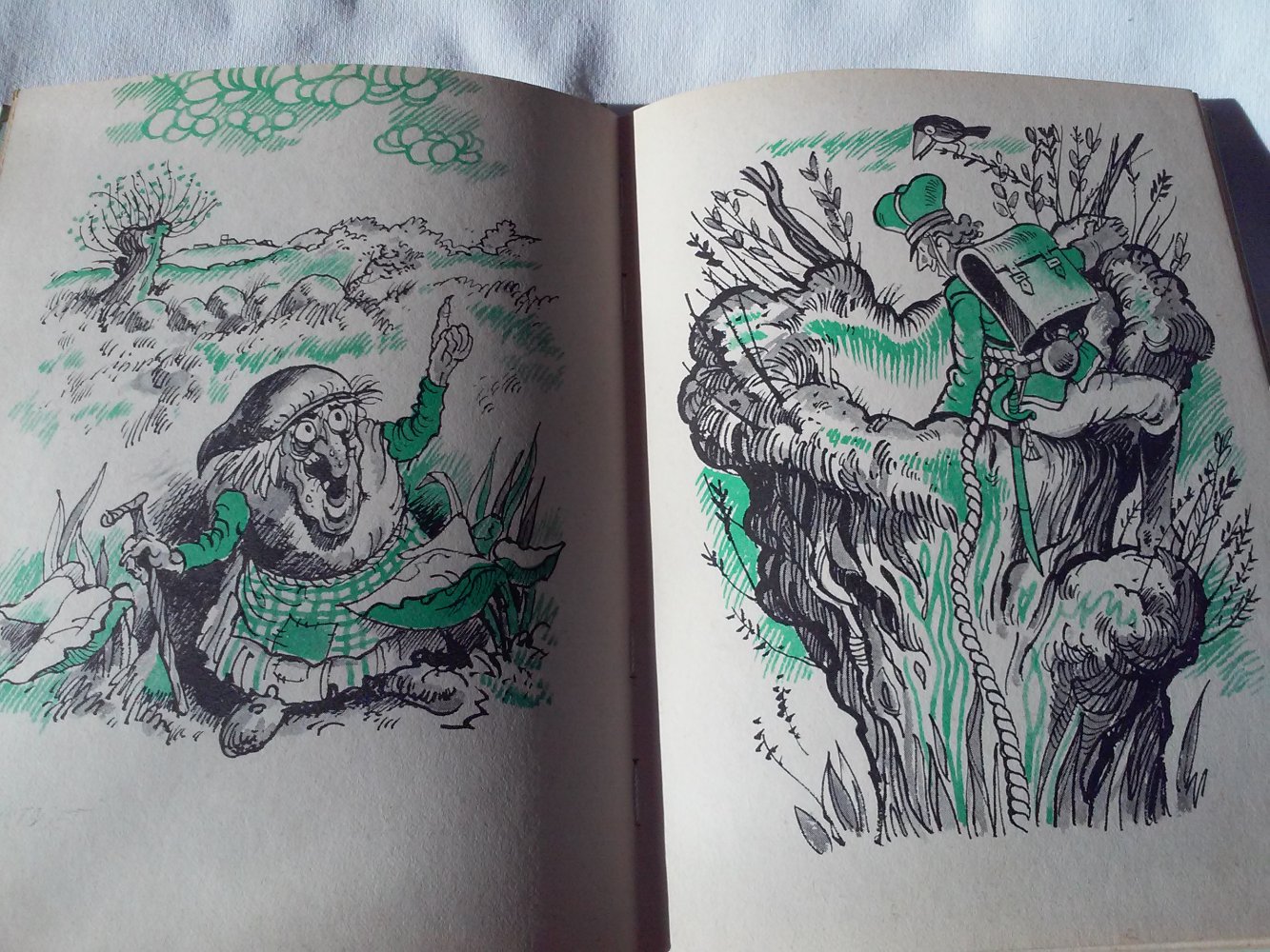  H.-Ch.Andersen : Das Feuerzeug/Der Kleine und der Große Klaus altes Kinderbuch