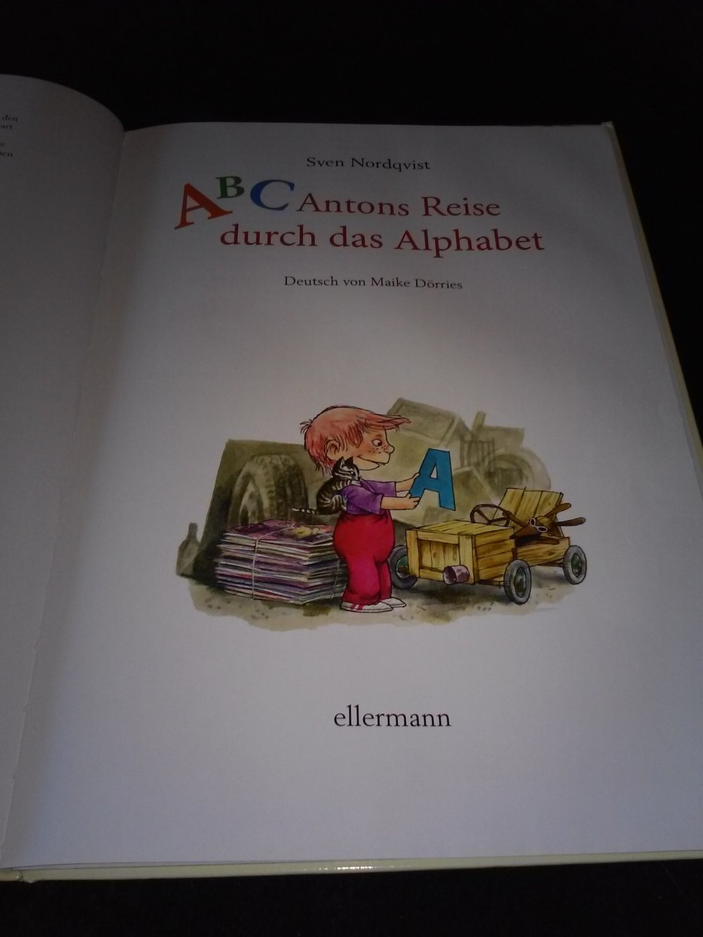Sven Nordqvist: ABC - Antons Reise durch das Alphabet -wie neu!