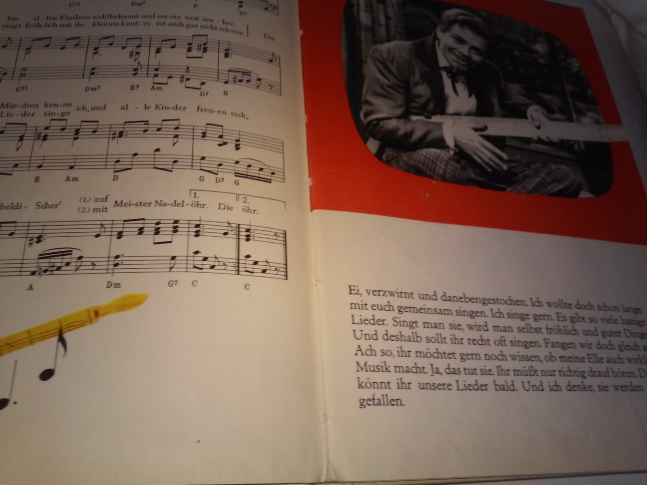 Zu Besuch bei Meister Nadelöhr - musikalisches Bilderbuch - Kinderbuch alt