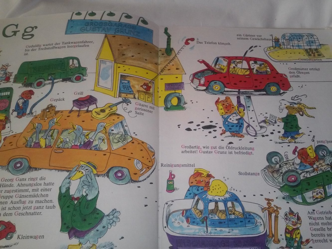 Richard Scarry: Mein allerschönstes Buchstaben-Bilderbuch - Kinderbuch alt