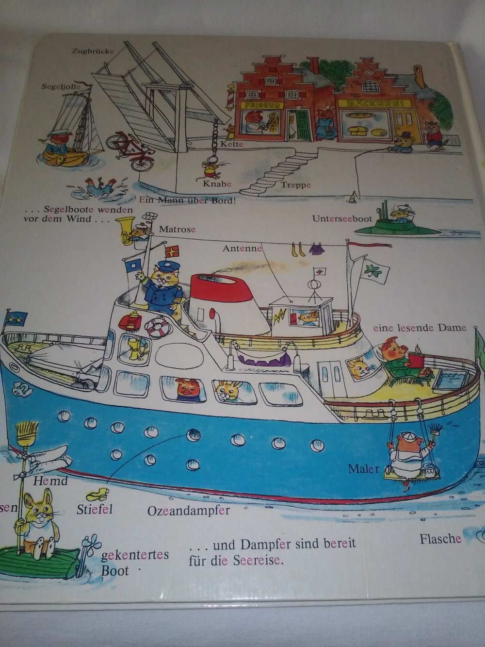 Richard Scarry: Mein allerschönstes Buchstaben-Bilderbuch - Kinderbuch alt