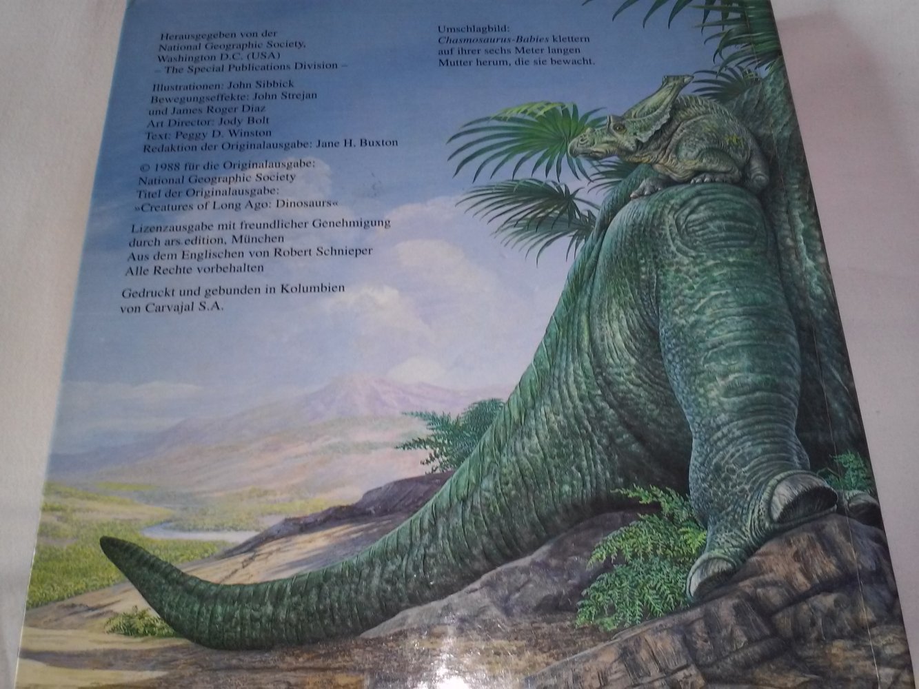 Die Dinosaurier. Geschöpfe der Urzeit. Ein Buch mit beweglichen Bildern