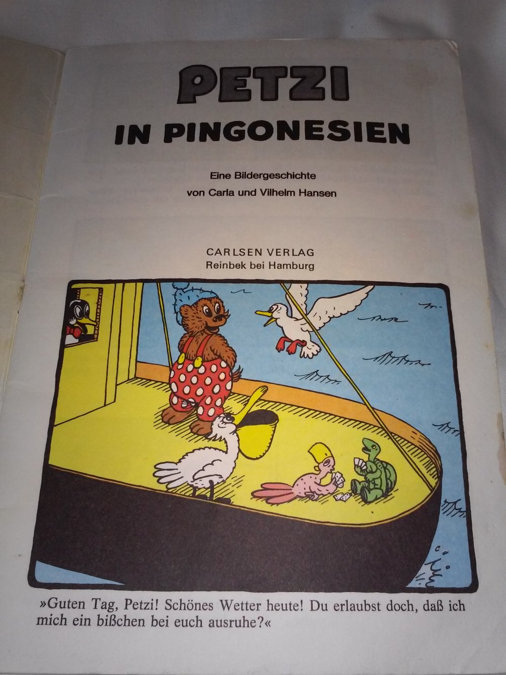 Carla u.Vilhelm Hansen: Petzi in Pingonesien