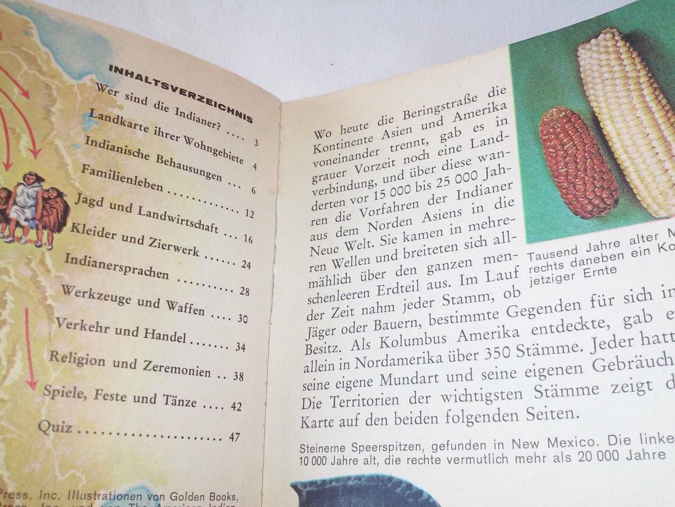 Taschen Quiz T/1  Indianer Sachbuch altes Kinderbuch 1963