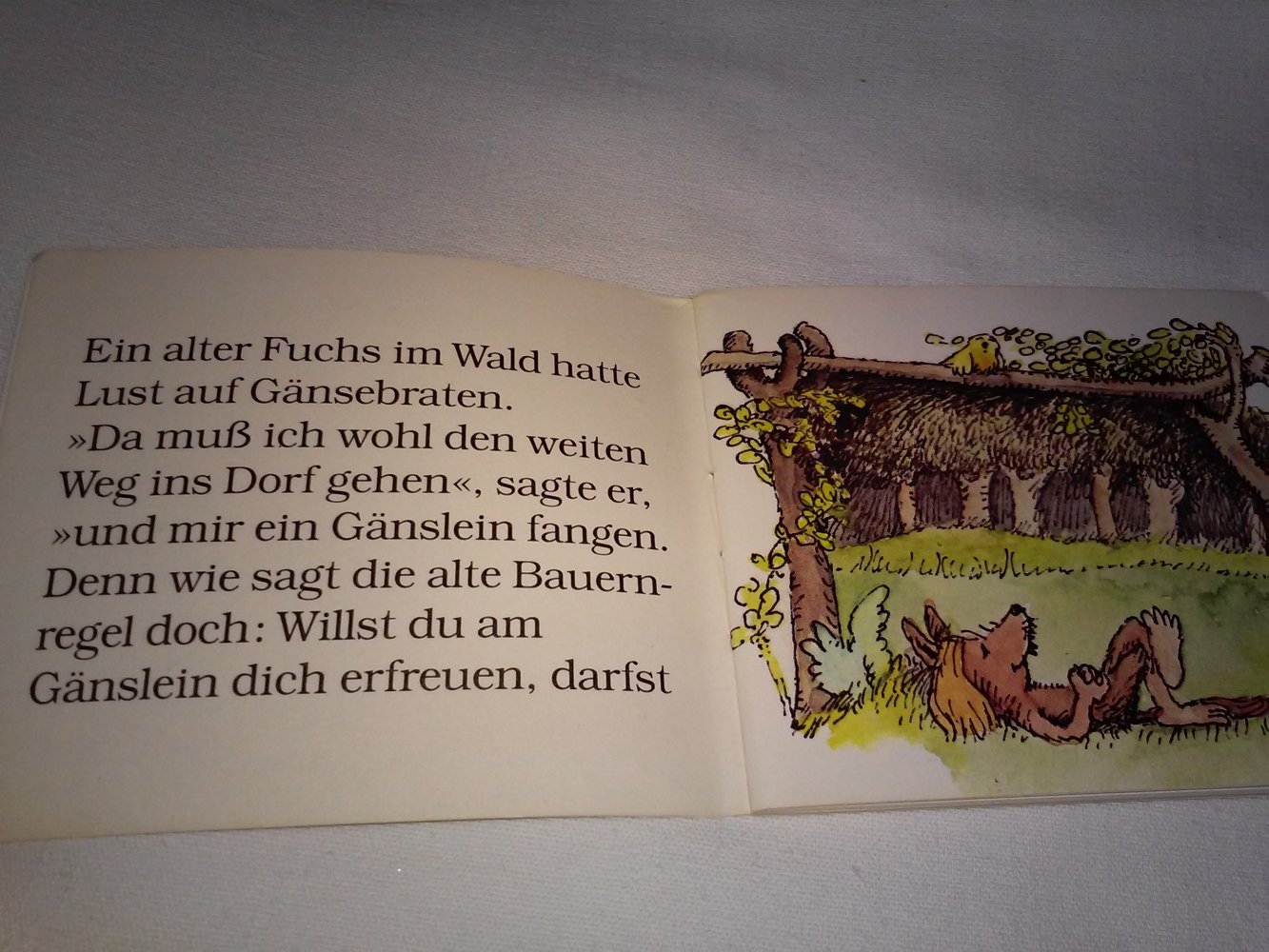 Janosch: Die Gänse-Oper -Mini Kinderbuch alt 1980 
