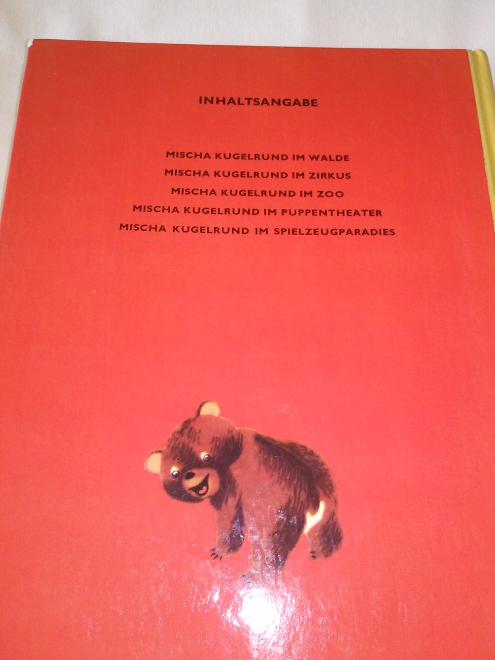 Josef Menzel: Mischa Kugelrund und seine Geschichten - Kinderbuch alt