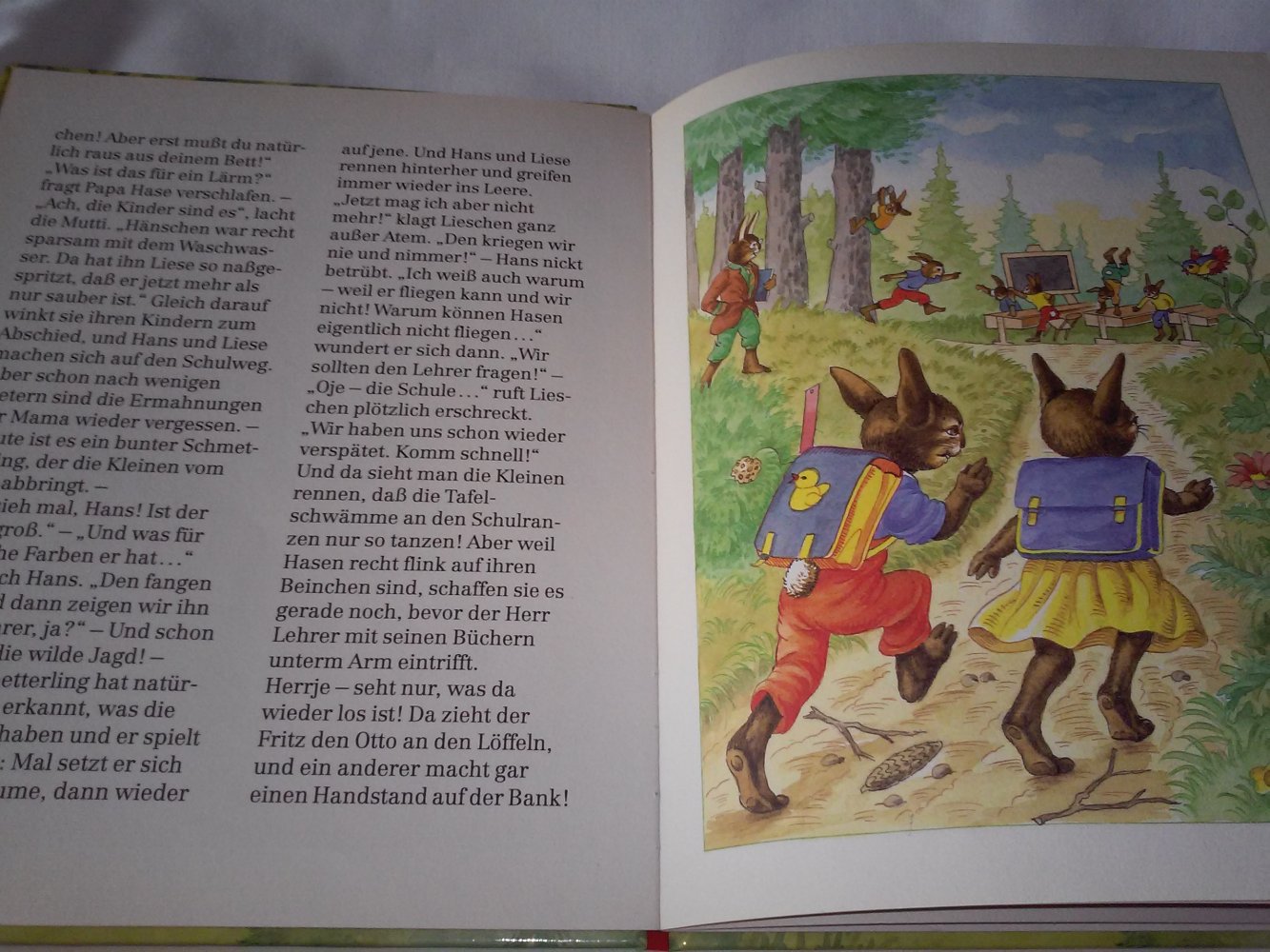 Marc Heinrich: Lustige Hasenschule - Kinderbuch alt