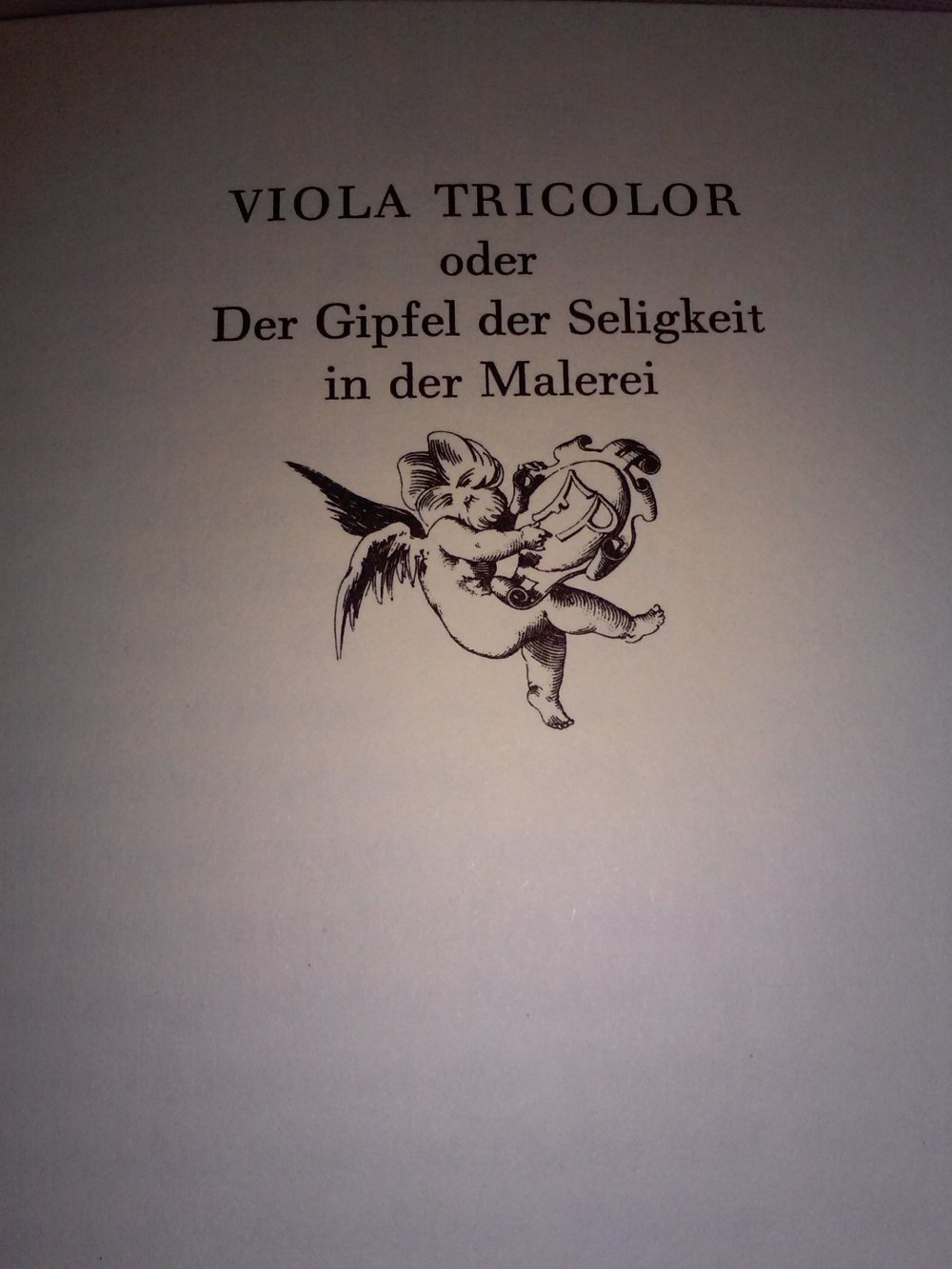  Franz Graf Pocci: Viola Tricolor in Bildern und Versen 1. Aufl.