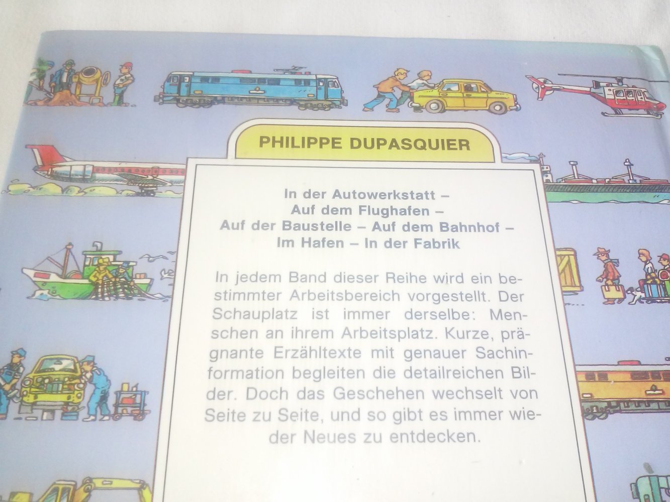  Philippe Dupasquier: Im Hafen - Kinderbuch alt