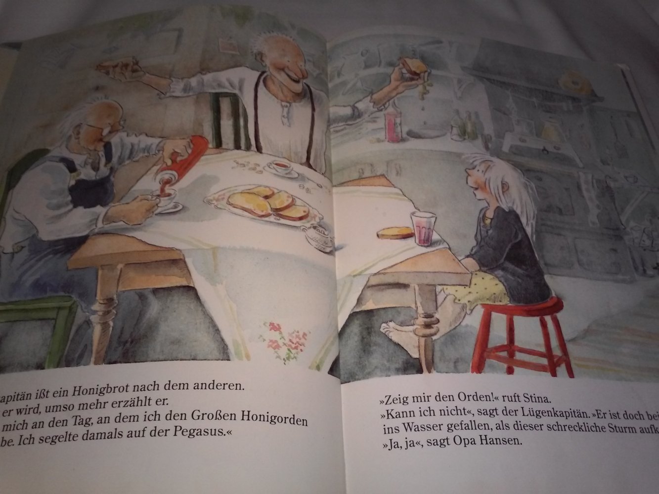 Lena Anderson: Stina und der Lügenkapitän - Kinderbuch alt