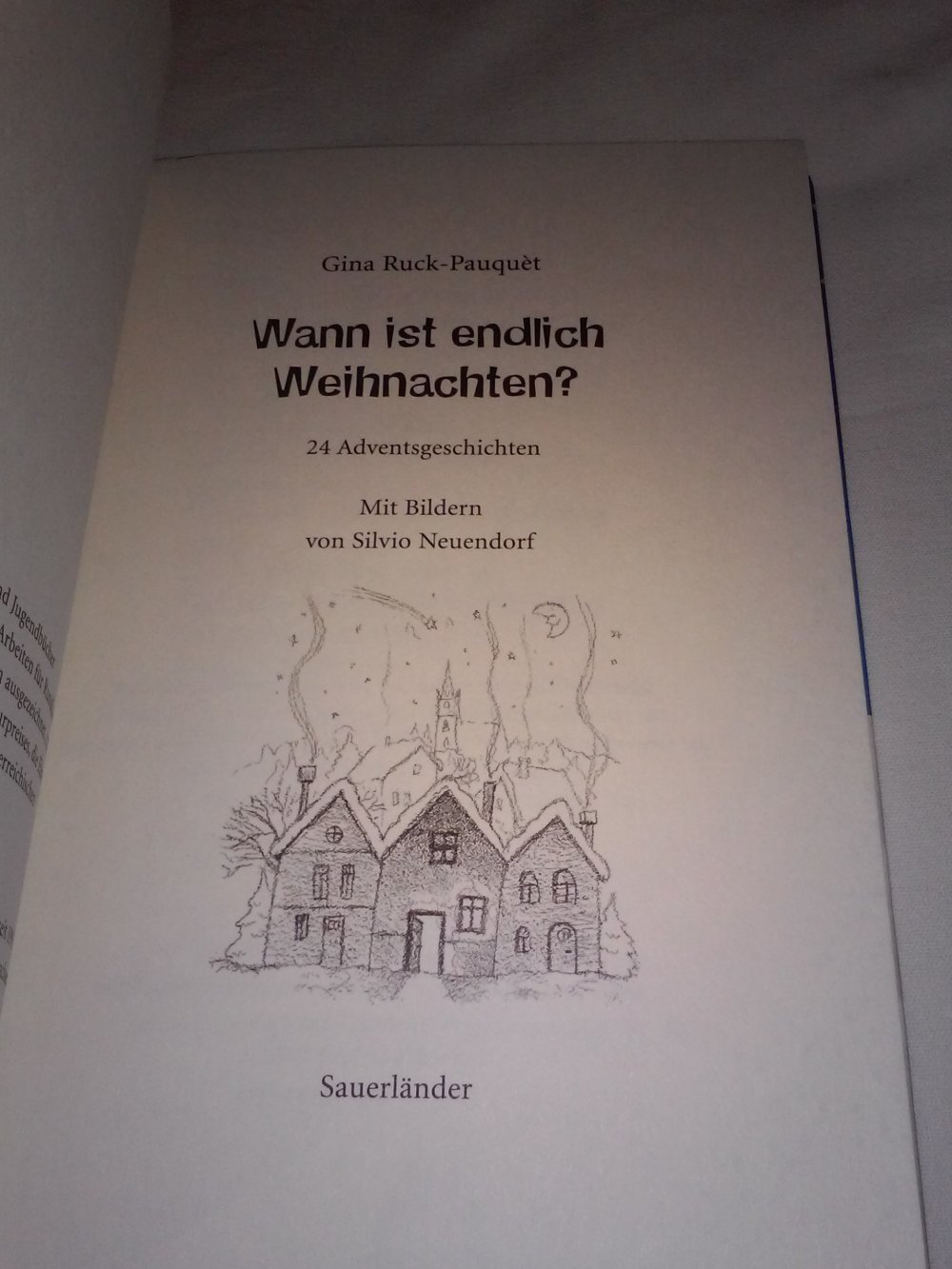 Neu! Gina Ruck-Pauquèt:  Wann ist endlich Weihnachten?