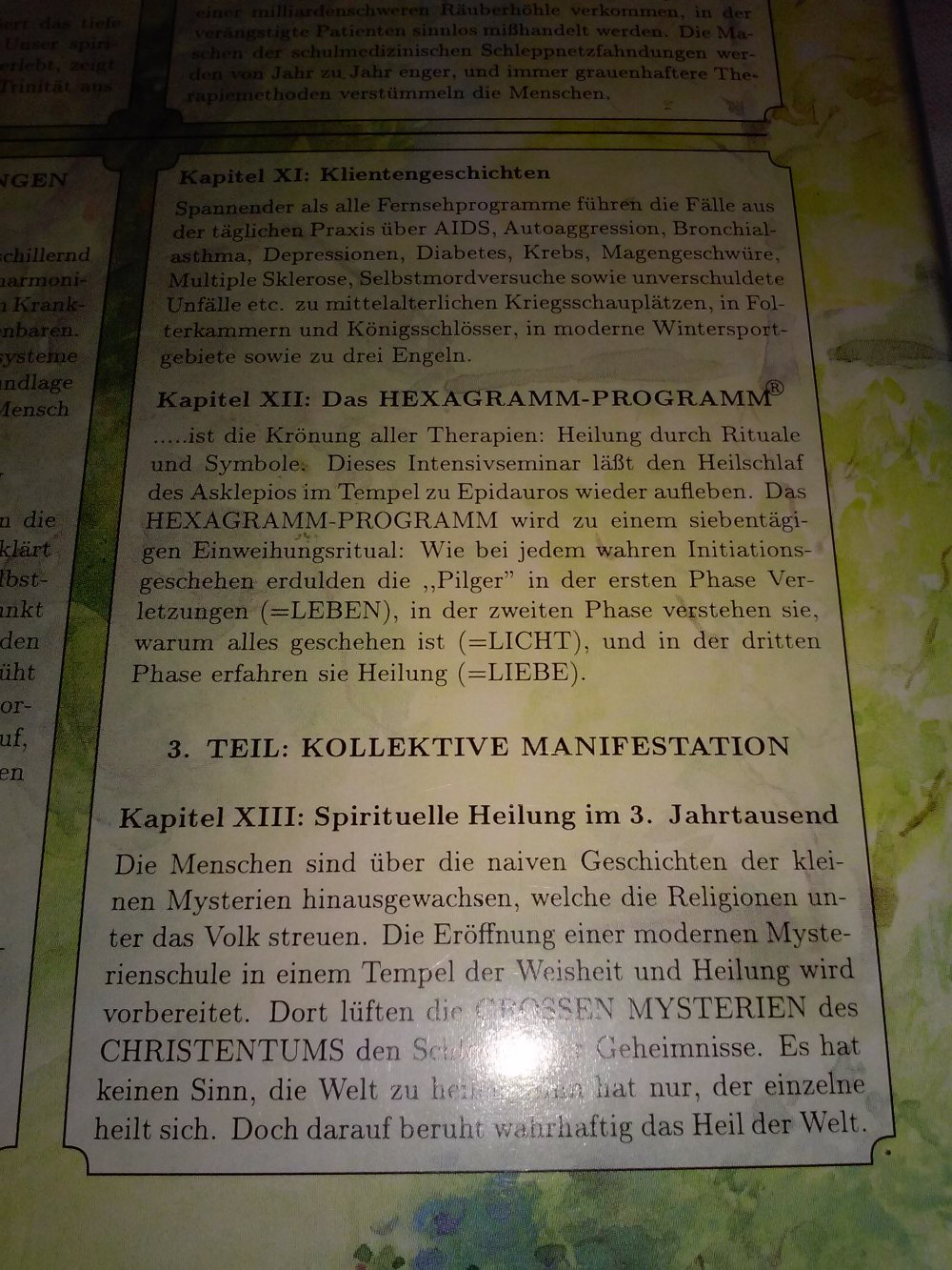 Das Hexagramm-Programm: Die Krönung aller Therapien: Heilung durch Rituale und Symbole