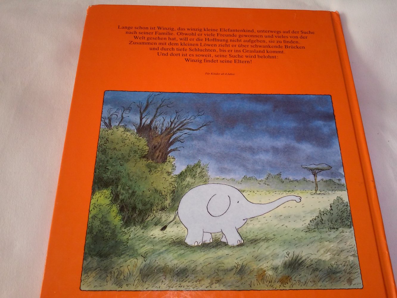 Erwin Moser: Winzig findet seine Eltern - Kinderbuch alt