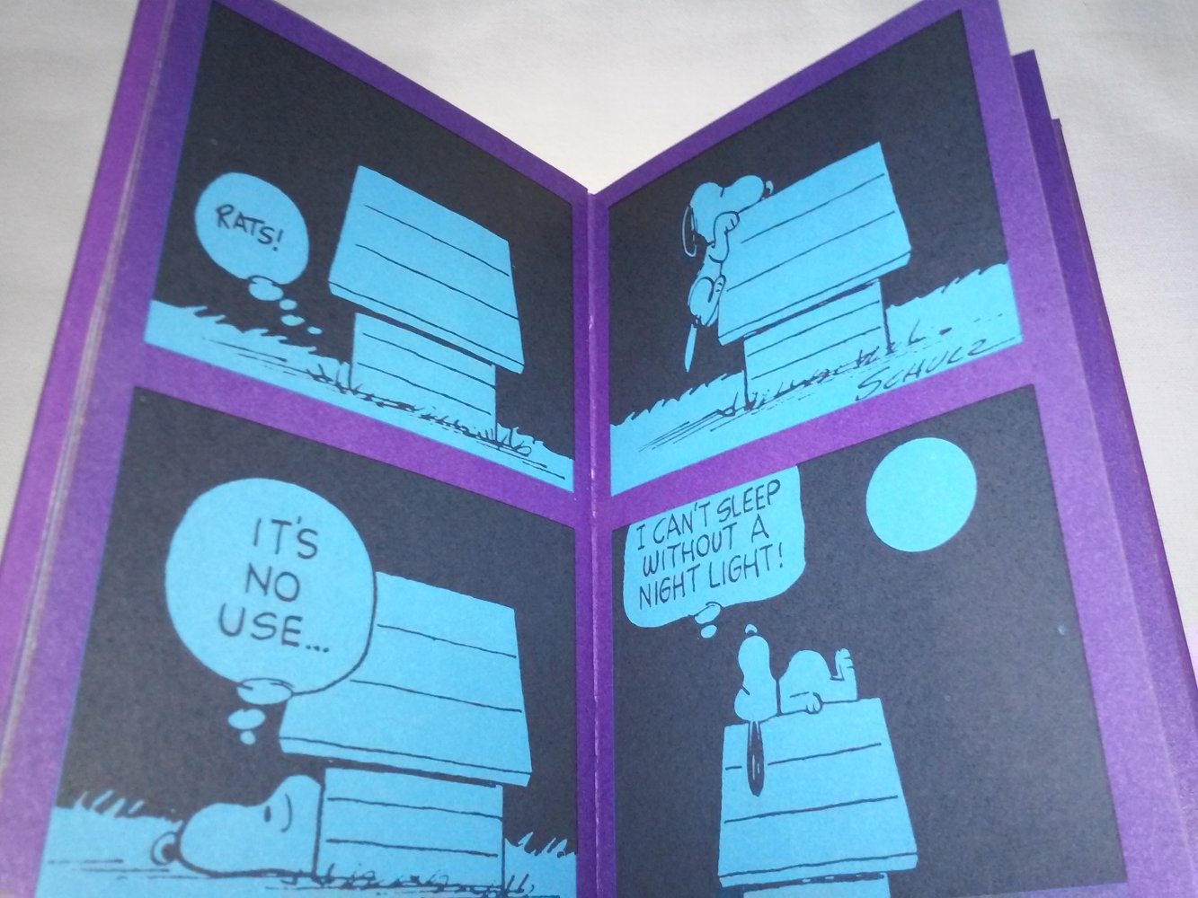 Peanuts Comic Book - It's Fun to Lie Here and Listen to the Sounds of the Night Charles M Schulz, First Edition