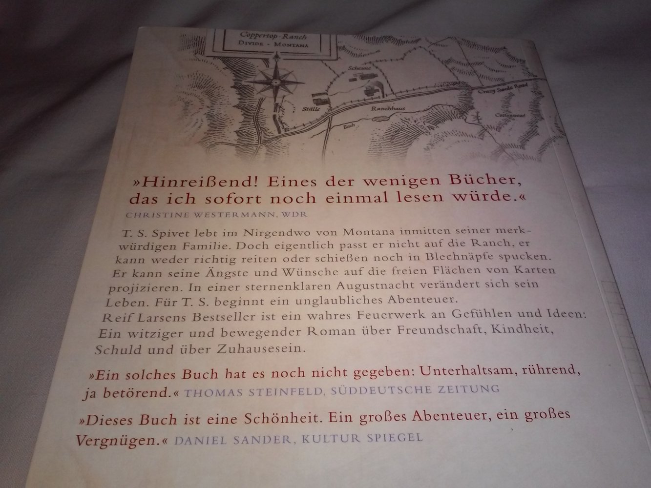 Reif Larsen: Die Karte meiner Träume - Geschenktipp -