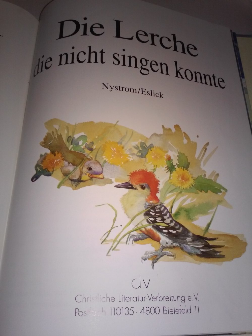 Caroline Nystrom: Die Lerche die nicht singen konnte - Kinderbuch alt