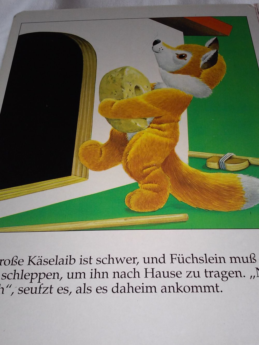 Füchslein und der Käse Pappbilderbuch/altes Kinder- Vorlesebuch