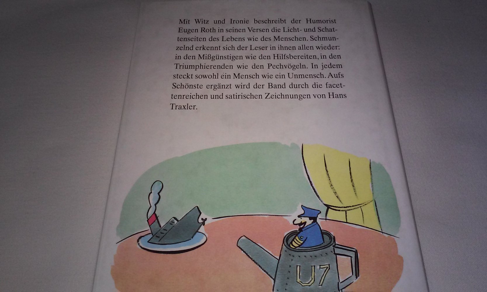 Mensch und Unmensch: Heitere Verse mit Bildern von Hans Traxler  Humor Geschenktipp