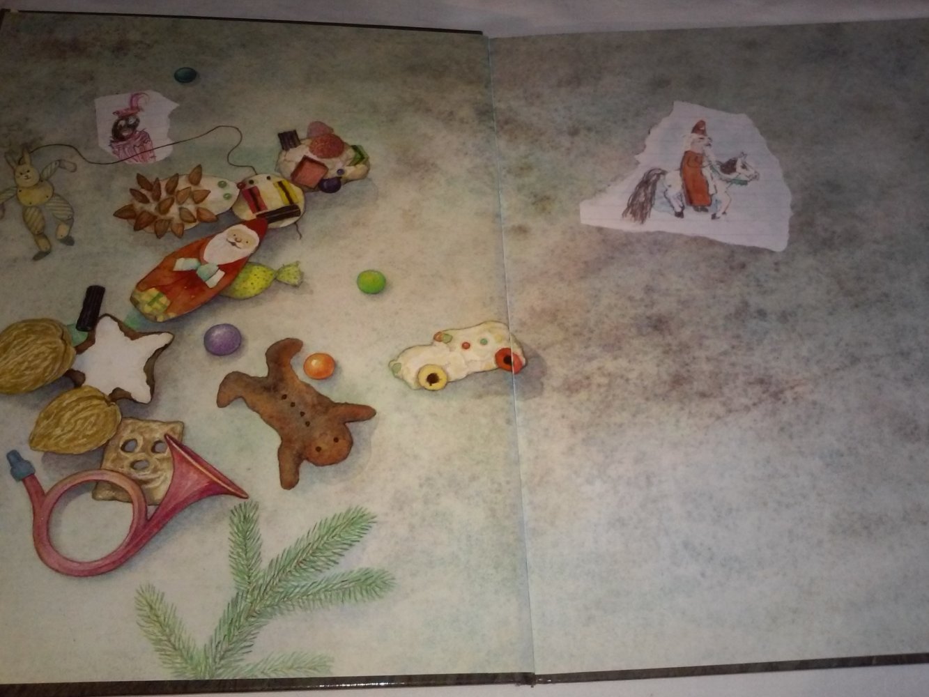 Ingrid und Dieter Schubert: Nikolaus oder Weihnachtsmann ? -Kinderbuch alt