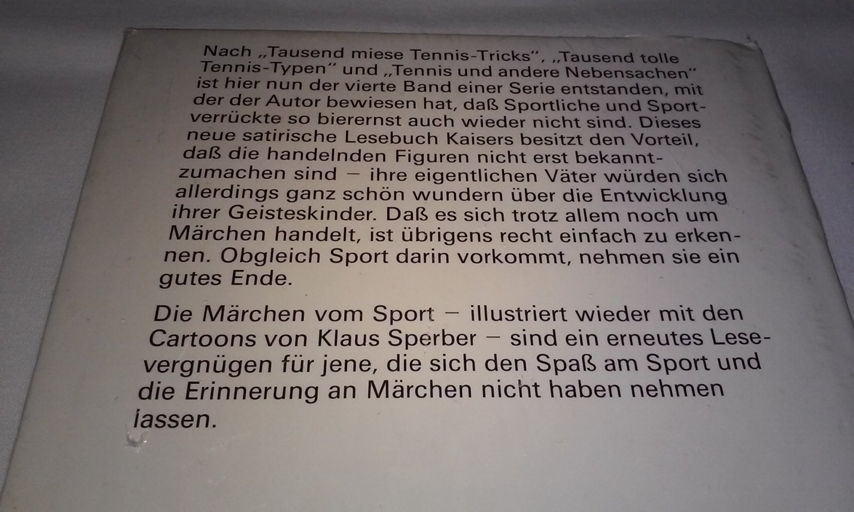 Die miesen Tennistricks von Hänsel und Gretel  Humor  Sammlerstück OVP