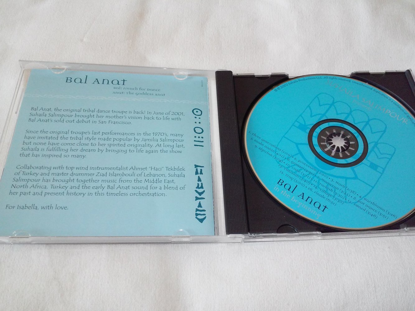 Suhaila Salimpour presents Bal Anat In the Beginning (Stammes-Tanz)