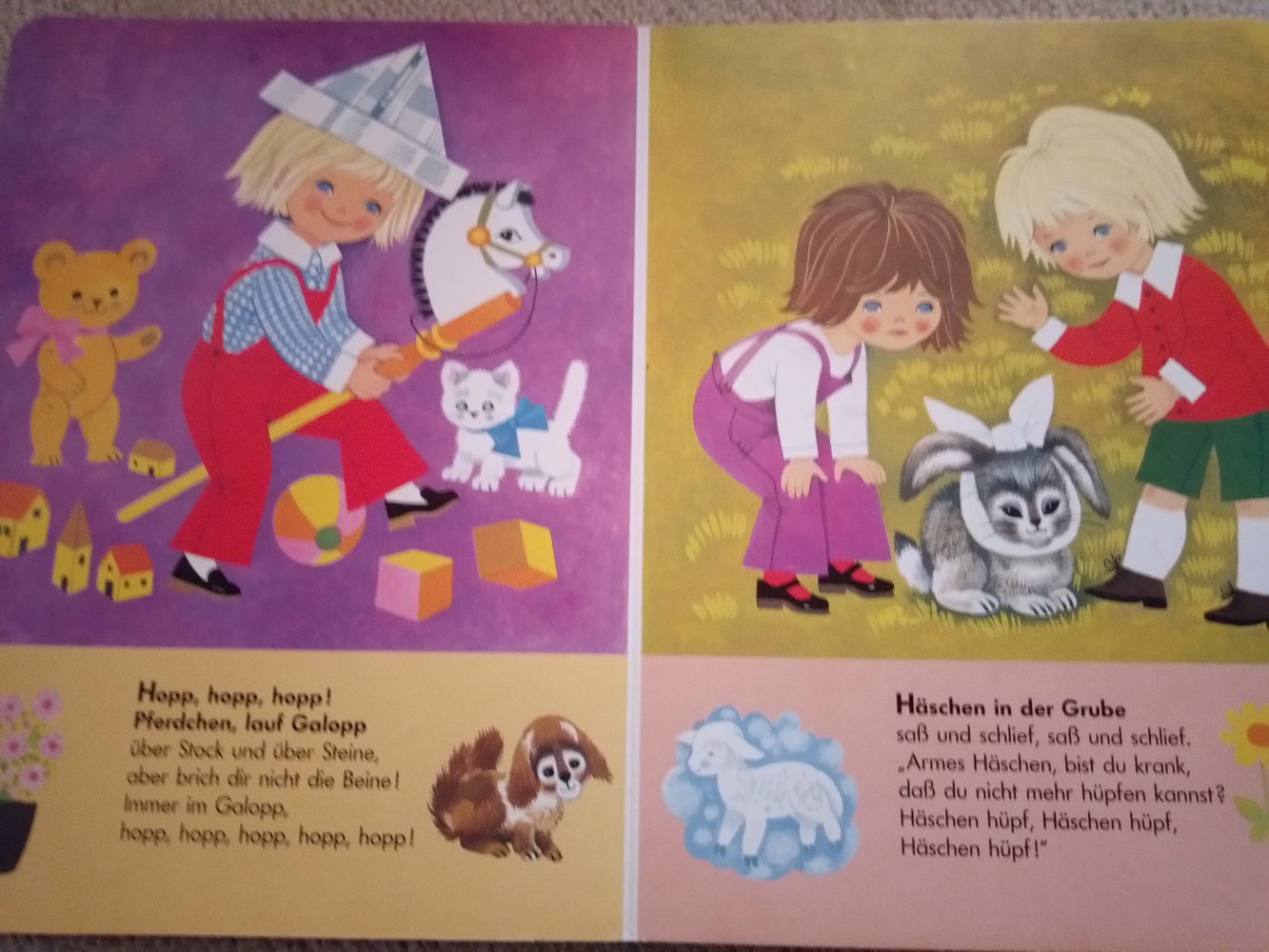 Felicitas Kuhn: Die schönsten Kinderlieder und Kinderreime - Kinderbuch alt