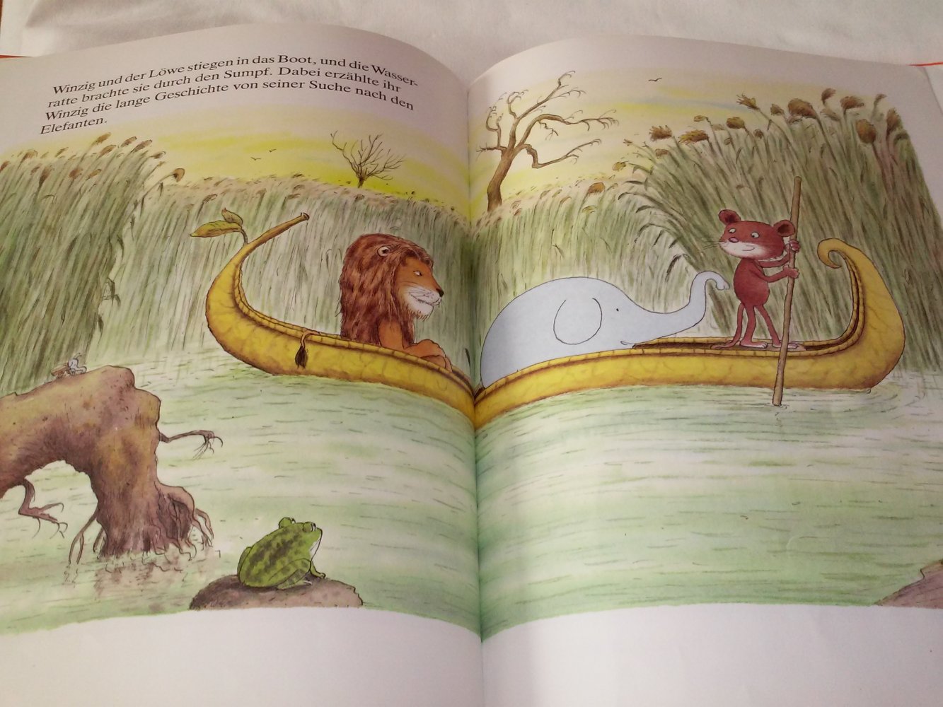 Erwin Moser: Winzig findet seine Eltern - Kinderbuch alt