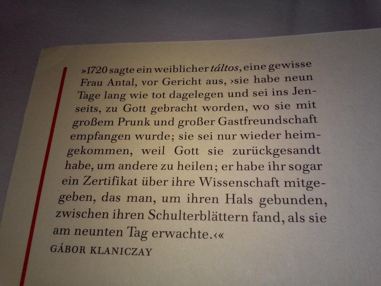 Heilige, Hexen, Vampire - Vom Nutzen des Übernatürlichen - kulturwissenschaftl. 1.Alg.
