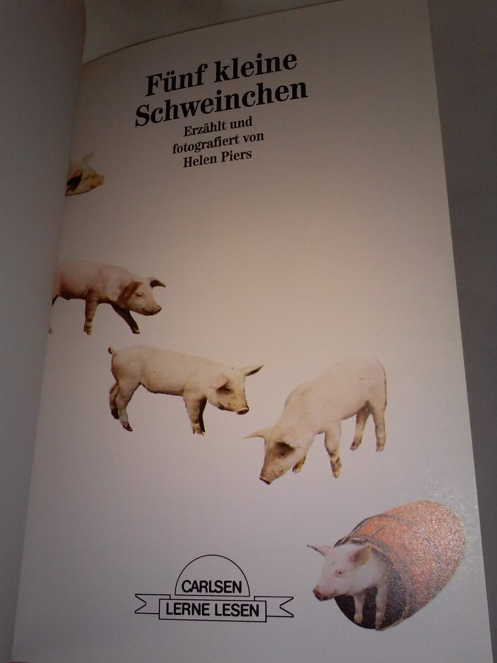 Helen Piers: Fünf kleine Schweinchen - Kinderbuch alt - Rarität