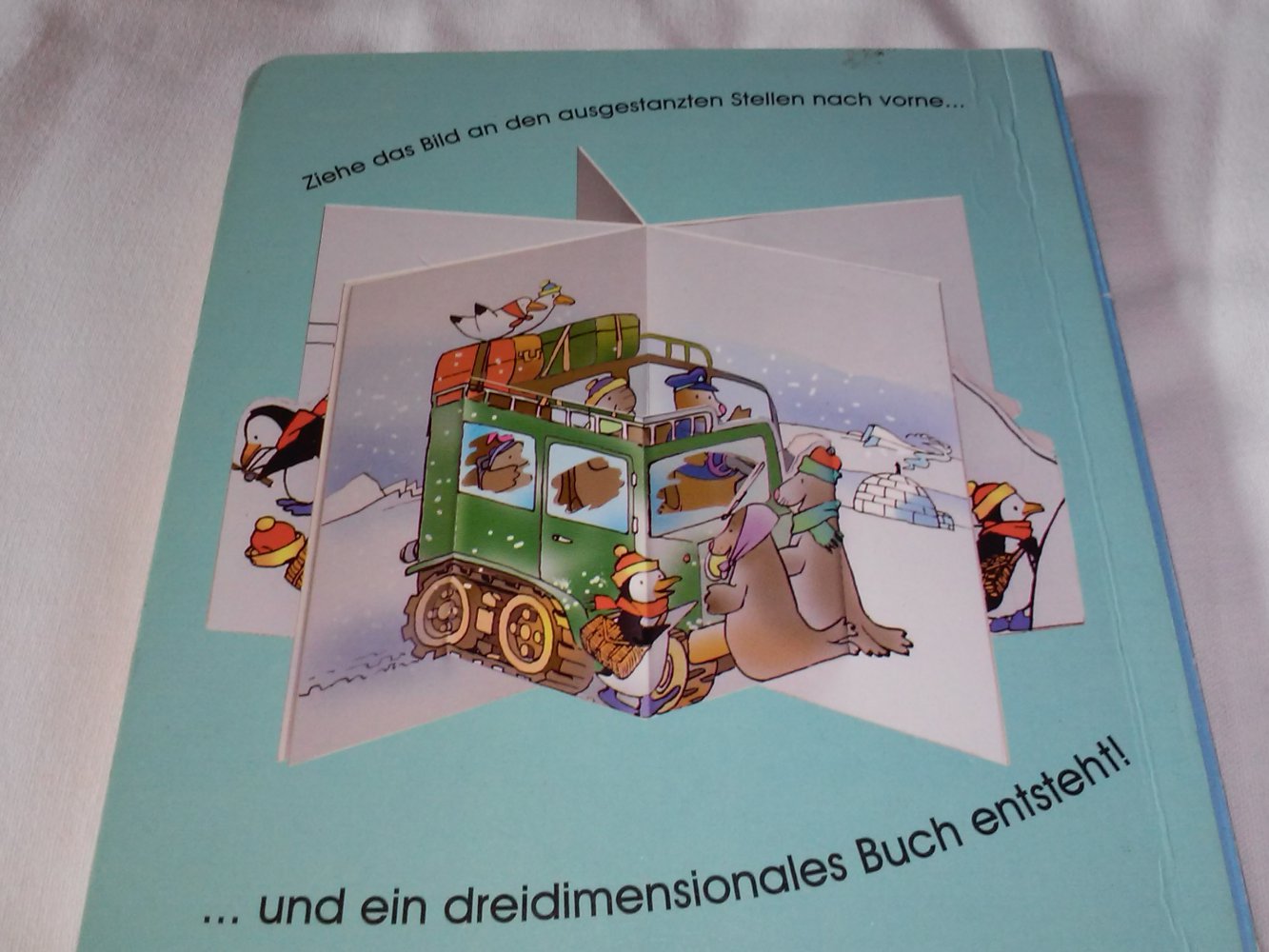 Ein Pinguin am Nordpol - Ein dreidimensionales Verwandlungsbuch Pappbilderbuch/Kleinkind