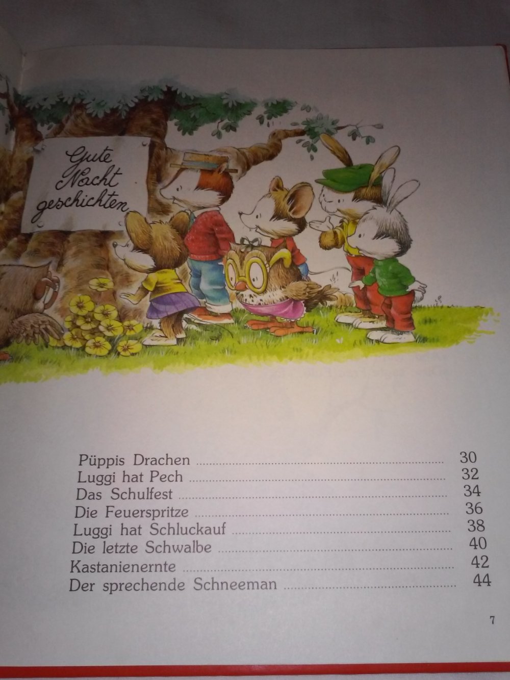 Gute Nacht Geschichten. Leben in Waldhausen Hemma Kinderbuch alt
