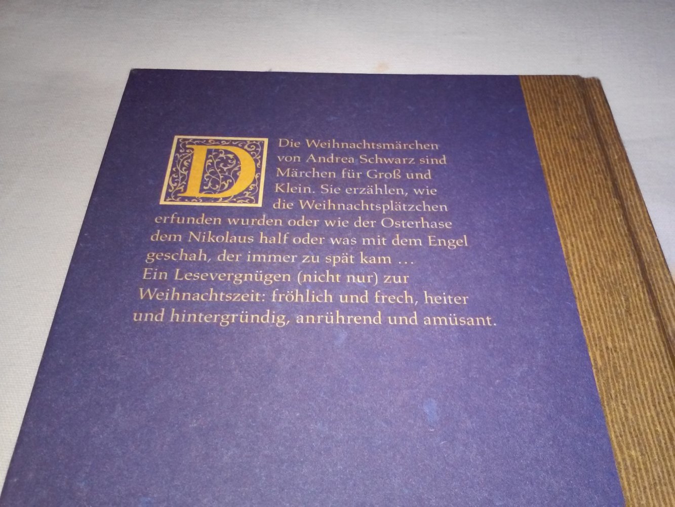 Neu! Andrea Schwarz: Vom Engel, der immer zu spät kam - Weihnachtsmärchen